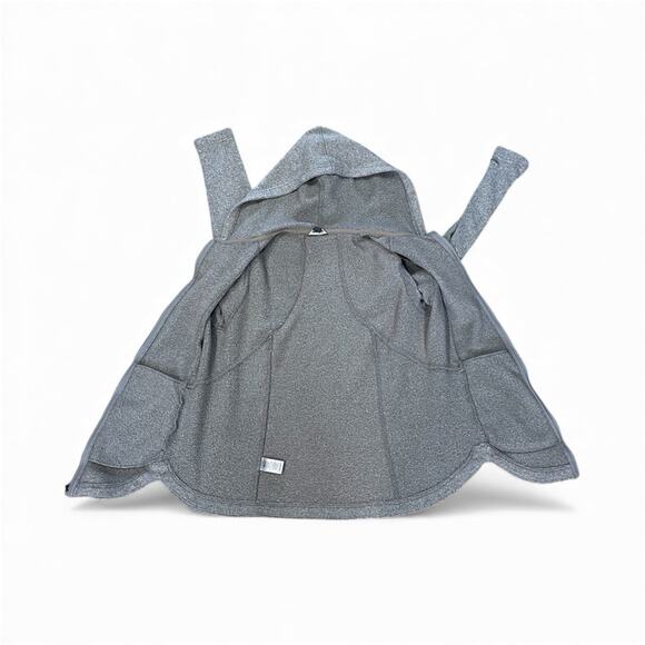 Eddie Bauer Women’s Size Medium Gray Full Zip Pockets Fleece Athletic Jacket - Picture 3 of 14